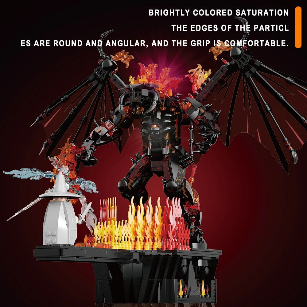 Огонь, пламя, демон, дракон, модель, кирпичи, сборка, строительные блоки, модуль фильма, игрушки, декор комнаты, Рождественский подарок для детей, 1581 шт.
Огонь, пламя, демон, дракон, модель, кирпичи, сборка, строительные блоки, модуль фильма, игрушки, декор комнаты, Рождественский подарок для детей, 1581 шт.