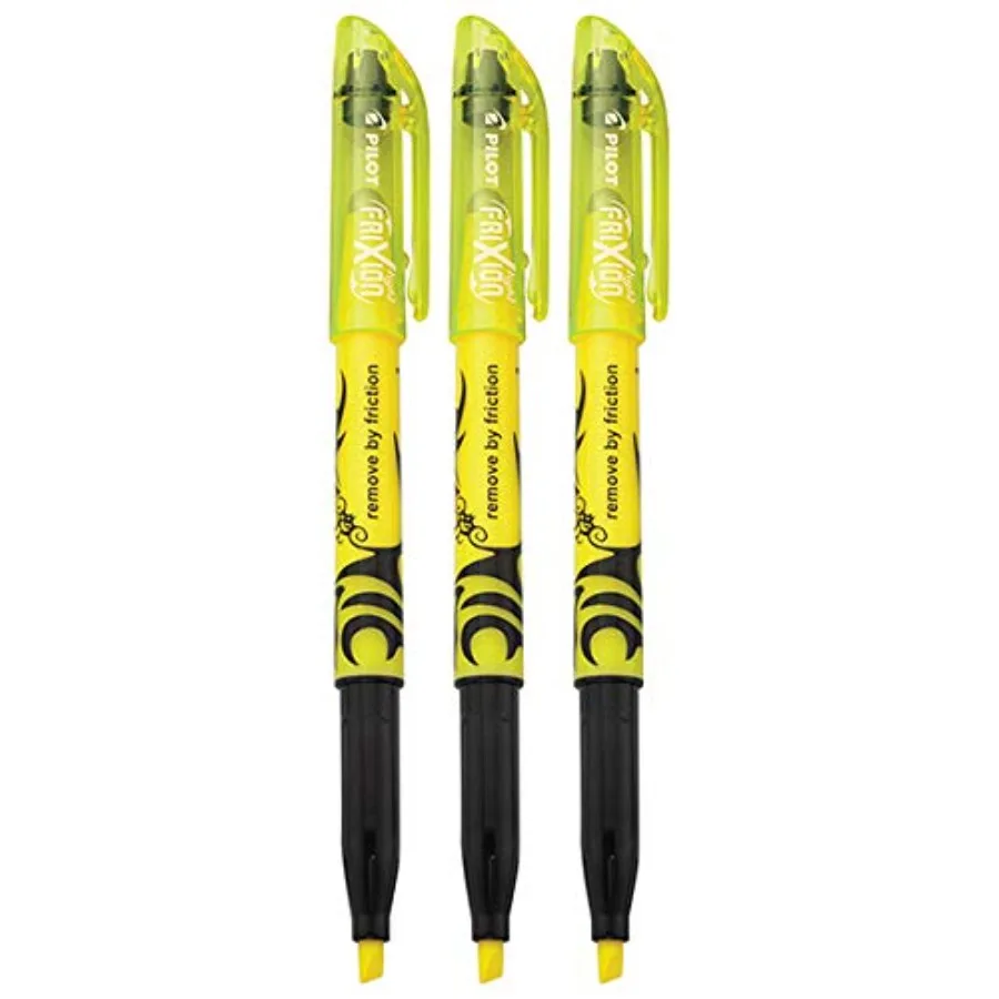 FriXion Light Erasable Highlighters, Chisel Tip, Yellow Ink, 3 Count
FriXion Light Erasable Highlighters, Chisel Tip, Yellow Ink, 3 Count