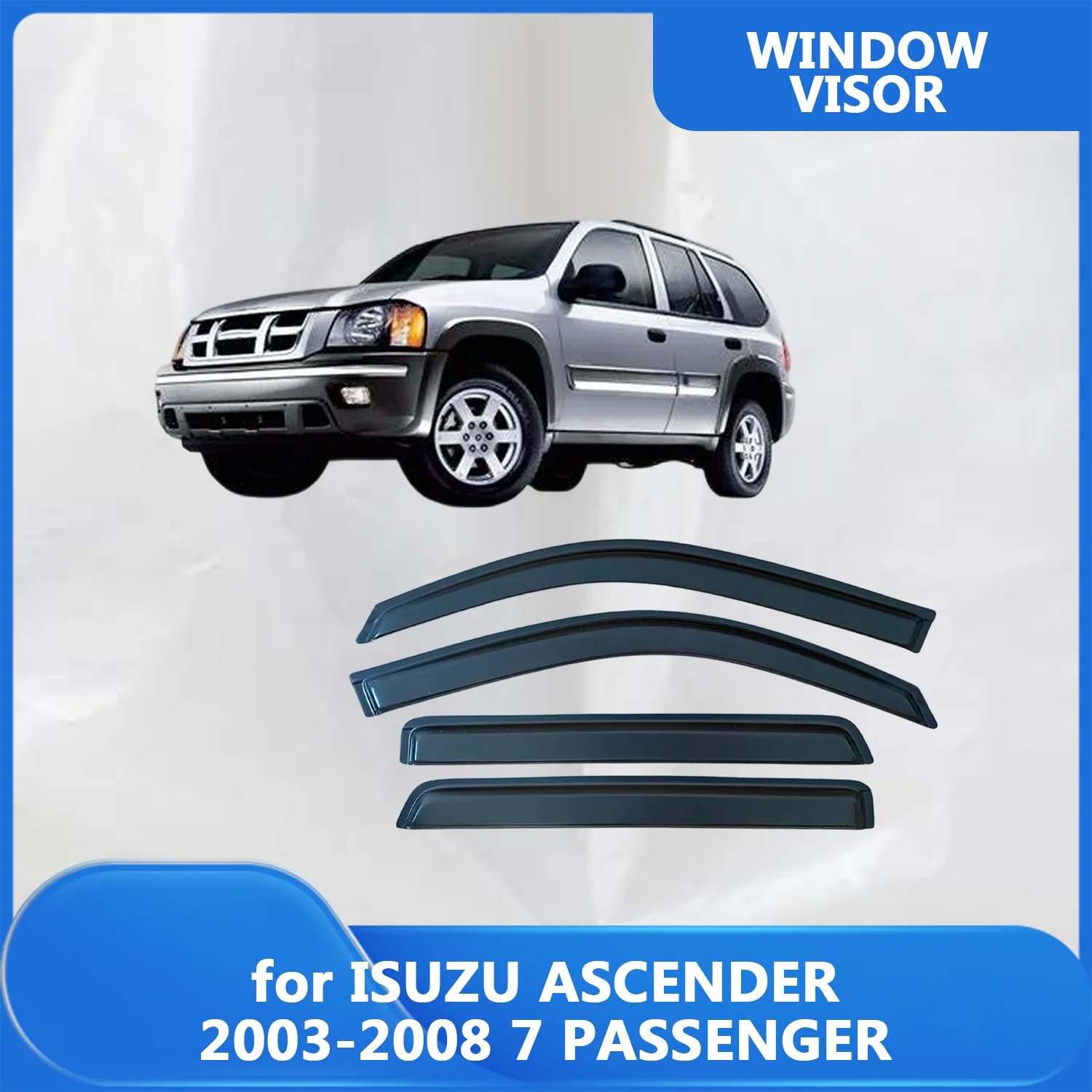 Window Visor for ISUZU ASCENDER 2003 2004 2005 2006 2007 2008 7 PASSENGER Wind Deflectors Rain Guards Door Visor Vent Shades
Window Visor for ISUZU ASCENDER 2003 2004 2005 2006 2007 2008 7 PASSENGER Wind Deflectors Rain Guards Door Visor Vent Shades