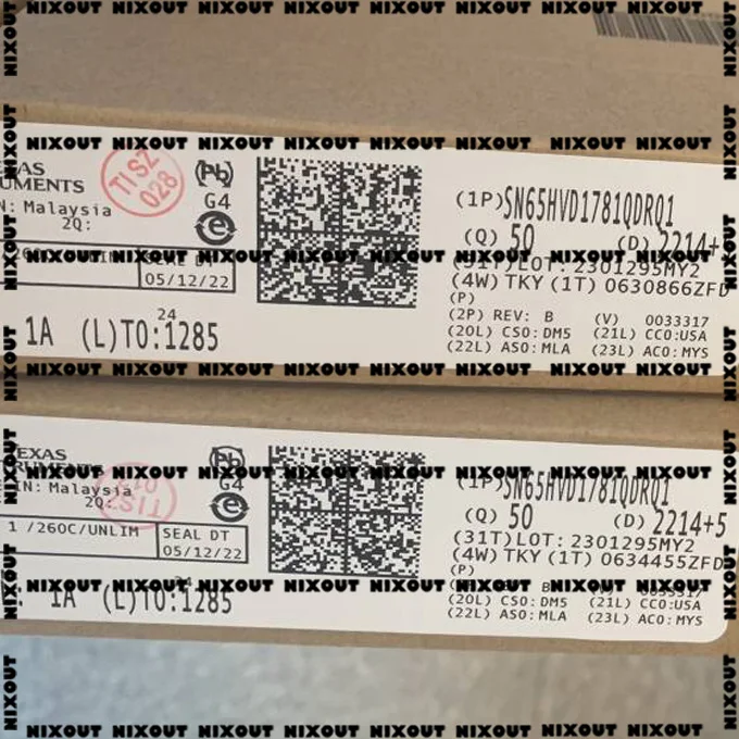 10 шт./партия SN65HVD1781QDRQ1 SN65HVD1781QDR SN65HVD1781Q 1781Q SOP-8, 100% оригинальный аутентичный
10 шт./партия SN65HVD1781QDRQ1 SN65HVD1781QDR SN65HVD1781Q 1781Q SOP-8, 100% оригинальный аутентичный