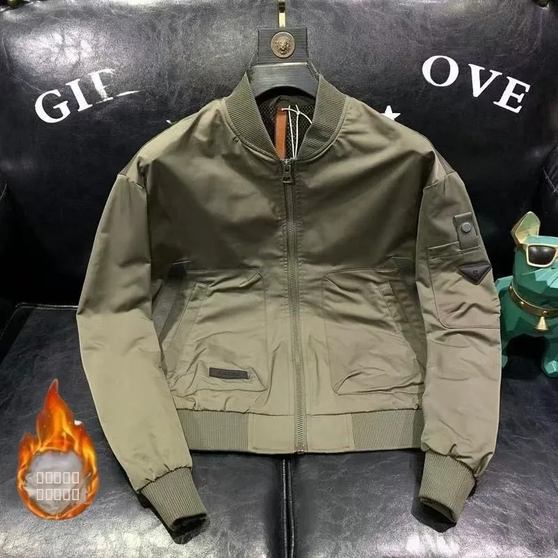 Outdoor Faionable Men's Jaet Thiened Cotton Autumn Winter New Sle Versatile Casual Wear Stand Fit Polyester Fabric
Outdoor Faionable Men's Jaet Thiened Cotton Autumn Winter New Sle Versatile Casual Wear Stand Fit Polyester Fabric