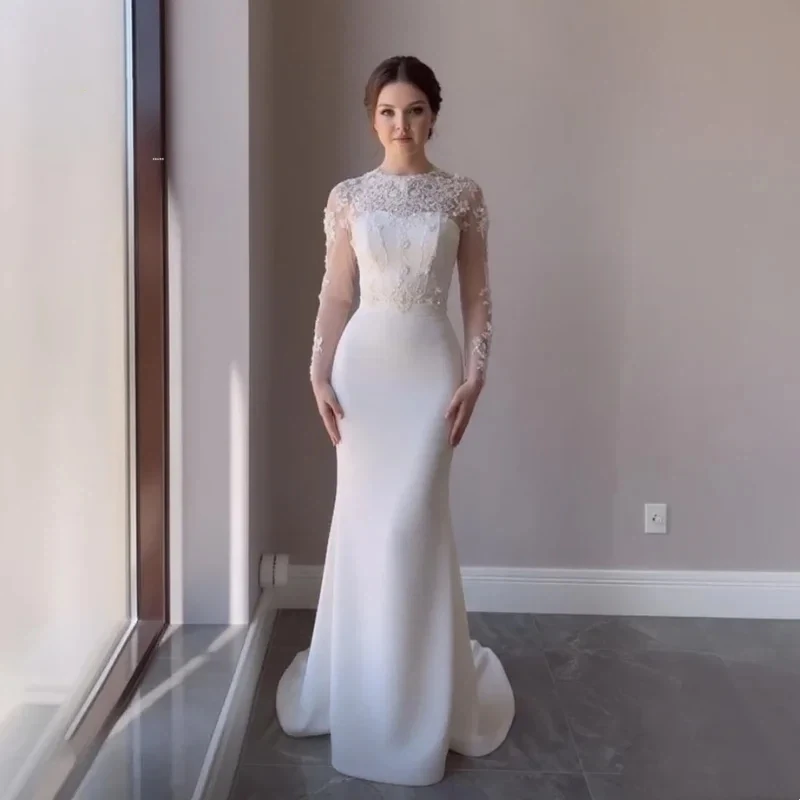 Elegant White Mermaid Lace Decal Two-Piece Women's Wedding Dress Sexy Sweetheart Ball Bridesmaid Dress Bride Dress Customized
Elegant White Mermaid Lace Decal Two-Piece Women's Wedding Dress Sexy Sweetheart Ball Bridesmaid Dress Bride Dress Customized