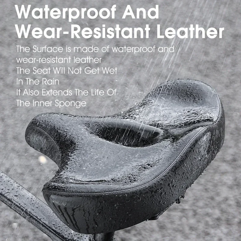 WEST BIKING MTB Comfortable Saddle Ultra Wide Ergonomic Comfy Seat For Electric Bicycle Shock-Absorbing City Bike Foam Saddle
WEST BIKING MTB Comfortable Saddle Ultra Wide Ergonomic Comfy Seat For Electric Bicycle Shock-Absorbing City Bike Foam Saddle