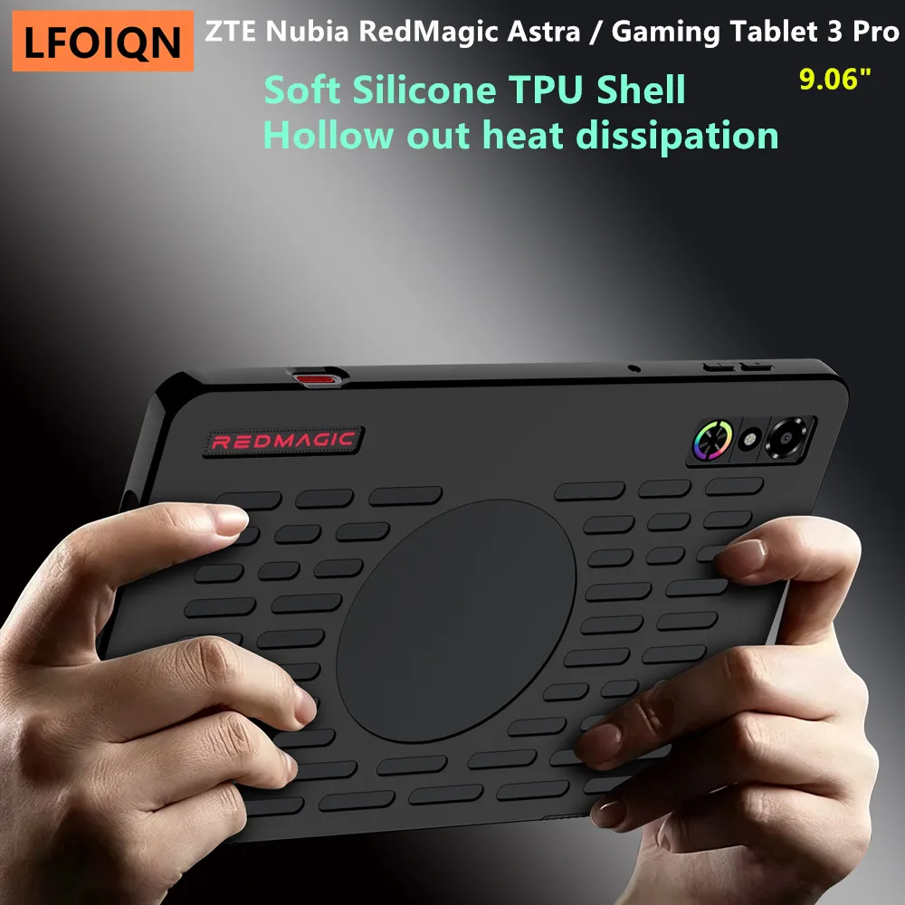 LFOIQN Hollow Cooling TPU Back Cover For ZTE Nubia RedMagic Astra /Gaming Tablet 3 Pro Case 9.06 inch Tablet Soft Case TPU Shell
LFOIQN Hollow Cooling TPU Back Cover For ZTE Nubia RedMagic Astra /Gaming Tablet 3 Pro Case 9.06 inch Tablet Soft Case TPU Shell
