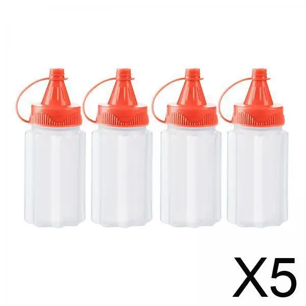 5 наборов из 4 бутылок для жидкостей, прозрачные контейнеры для специй для наружного использования
5 наборов из 4 бутылок для жидкостей, прозрачные контейнеры для специй для наружного использования