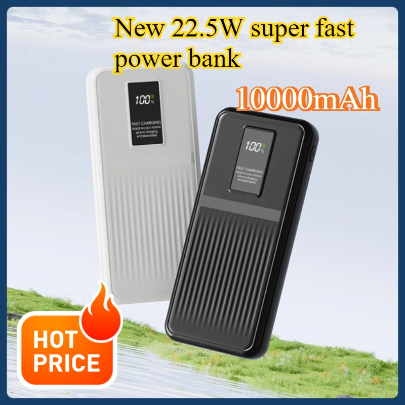 New 22.5W Super Fast Charging Power Bank with 10000mAh Large Capacity Built-in Cable Lightweight Mobile Power
New 22.5W Super Fast Charging Power Bank with 10000mAh Large Capacity Built-in Cable Lightweight Mobile Power