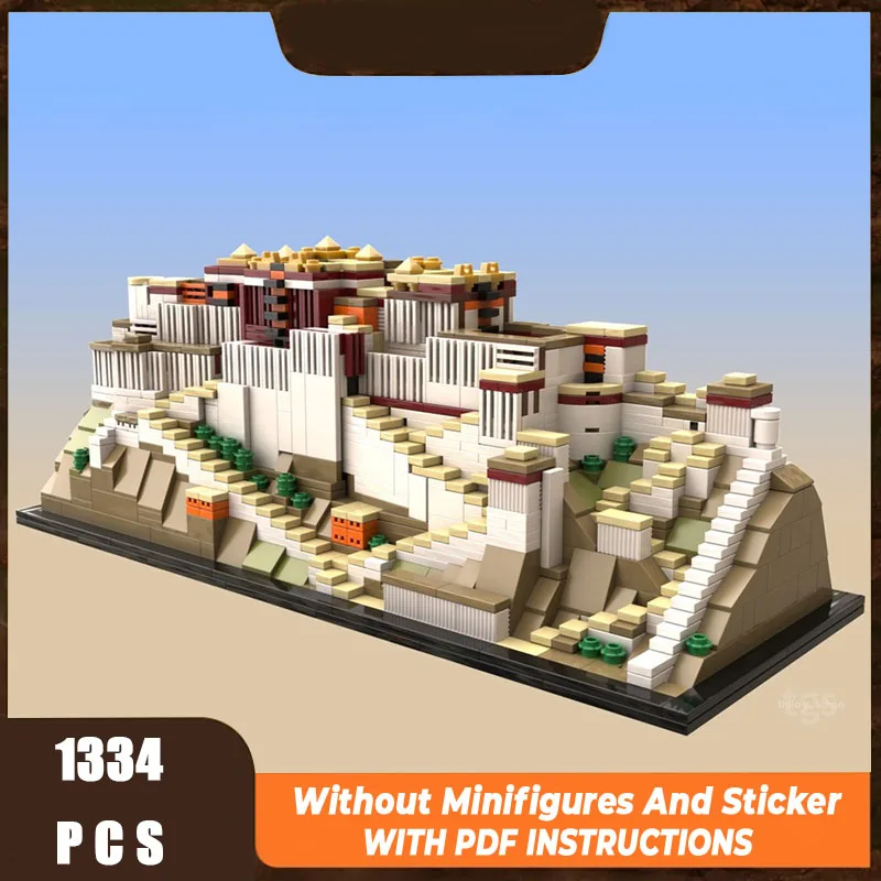 Famous architectural Moc building block model, Chinese Potala Palace technology module gift, children's toy DIY set assembly
Famous architectural Moc building block model, Chinese Potala Palace technology module gift, children's toy DIY set assembly