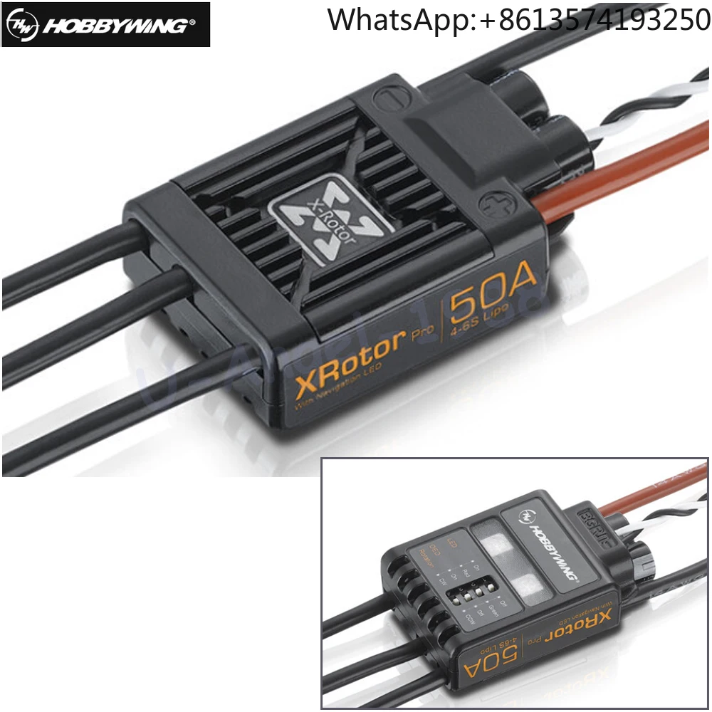 2pcs/lot Hobbywing XRotor Pro 50A 4-6S Brushless speed controller ESC Multi-Rotor Aircaft DIY For RC Drone Heli
2pcs/lot Hobbywing XRotor Pro 50A 4-6S Brushless speed controller ESC Multi-Rotor Aircaft DIY For RC Drone Heli