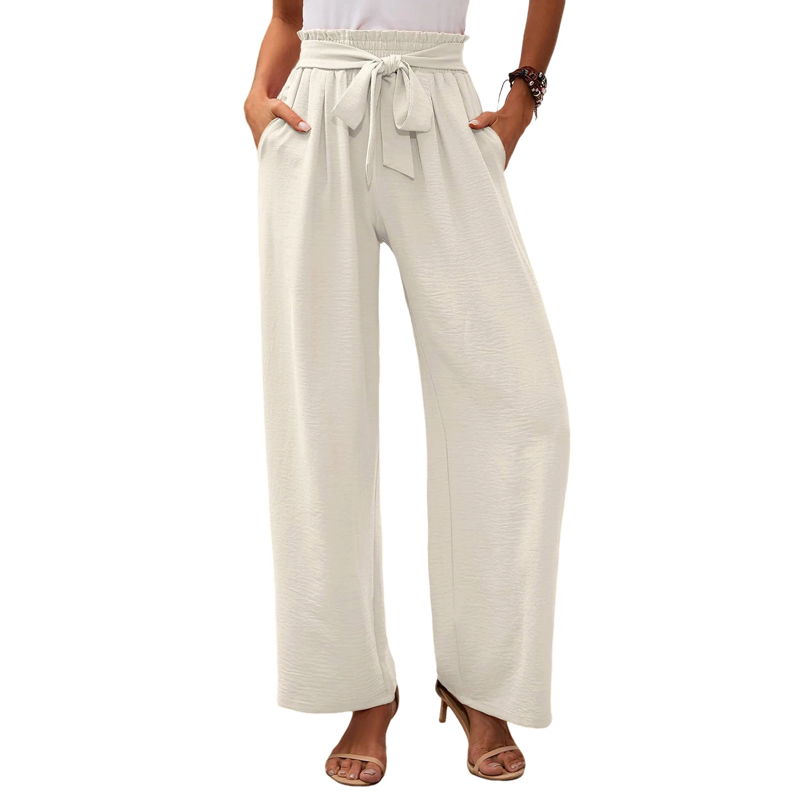 Women's Wide Leg Straight Pants Soft and Light Solid Color Straight Pants for Vacation Holiday Outfit JAN88
Women's Wide Leg Straight Pants Soft and Light Solid Color Straight Pants for Vacation Holiday Outfit JAN88