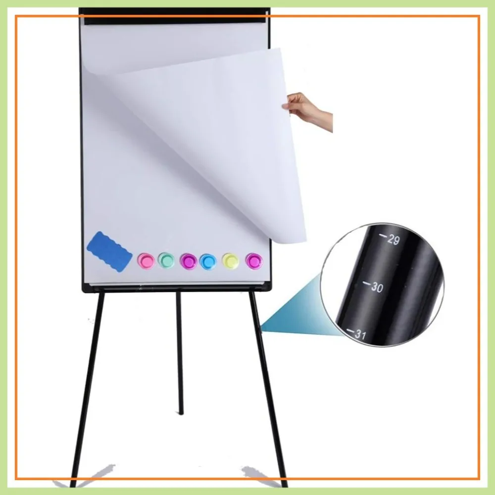 36x24 Dry Erase Easel, Height Adjustable Magnetic Whiteboard with Tripod Stand, Includes Flipchart Pad, Magnets & Eraser
36x24 Dry Erase Easel, Height Adjustable Magnetic Whiteboard with Tripod Stand, Includes Flipchart Pad, Magnets & Eraser