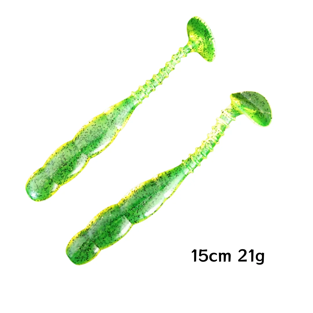 Noeby 16pcs Ryan Shad Swimbait 150mm 21g Soft Baits Silicone Swimbait Minnow Artificial Bait for Bass Pike Perch Fishing Lure
Noeby 16pcs Ryan Shad Swimbait 150mm 21g Soft Baits Silicone Swimbait Minnow Artificial Bait for Bass Pike Perch Fishing Lure