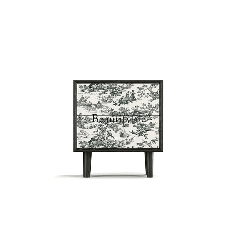 French retro bedroom small bedside cabinet household American decorative storage cabinet
French retro bedroom small bedside cabinet household American decorative storage cabinet