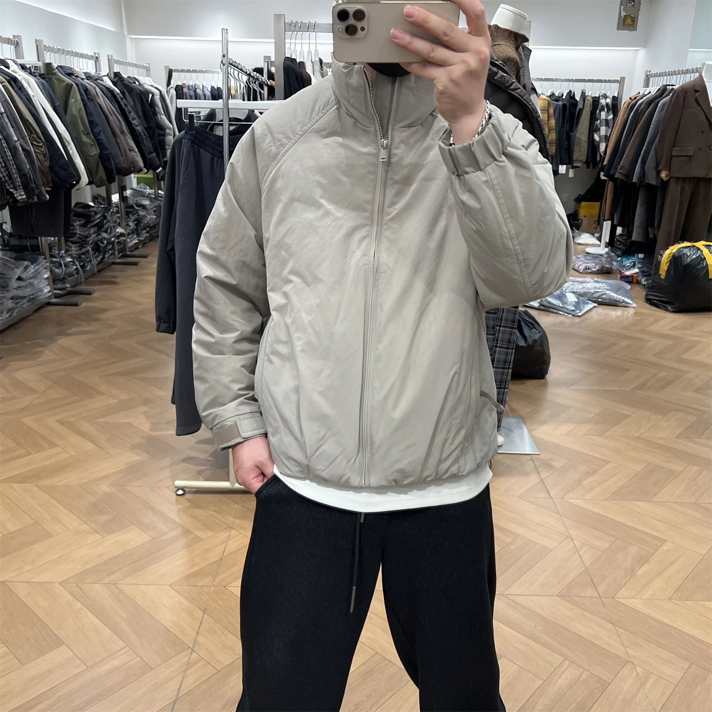 Men's Thiened ort down Jaet Stand Collar Loose Fit Warm Winter Coat Casual Commute Friendly American Retro Sle
Men's Thiened ort down Jaet Stand Collar Loose Fit Warm Winter Coat Casual Commute Friendly American Retro Sle