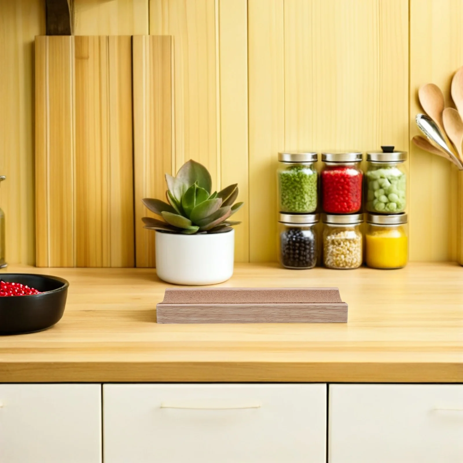 Rolling Pin Holder Wood Counter Base 9.82x3.14x0.98in Antiroll Stand Kitchen Organizer Dough Pastry Pizza Fondant Roller Display
Rolling Pin Holder Wood Counter Base 9.82x3.14x0.98in Antiroll Stand Kitchen Organizer Dough Pastry Pizza Fondant Roller Display