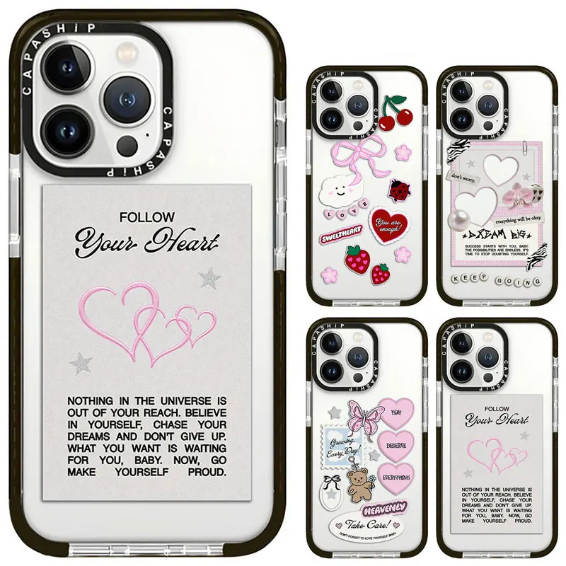 Чехол для телефона Ins Niche Follow Your Hearts для iPhone 17 16 Pro Max 15 14 13 12 11 Xr Xs Max 7 8 PLUS MINI Y2K с защитой от падения
Чехол для телефона Ins Niche Follow Your Hearts для iPhone 17 16 Pro Max 15 14 13 12 11 Xr Xs Max 7 8 PLUS MINI Y2K с защитой от падения