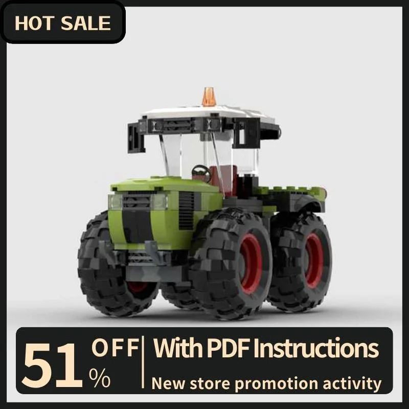New 210Pcs Moc Claas Xerion 4500 Tractor Trailer Model Diy Creative Ideas Toys Birthday Gifts Technology Building Custom Puzzles
New 210Pcs Moc Claas Xerion 4500 Tractor Trailer Model Diy Creative Ideas Toys Birthday Gifts Technology Building Custom Puzzles