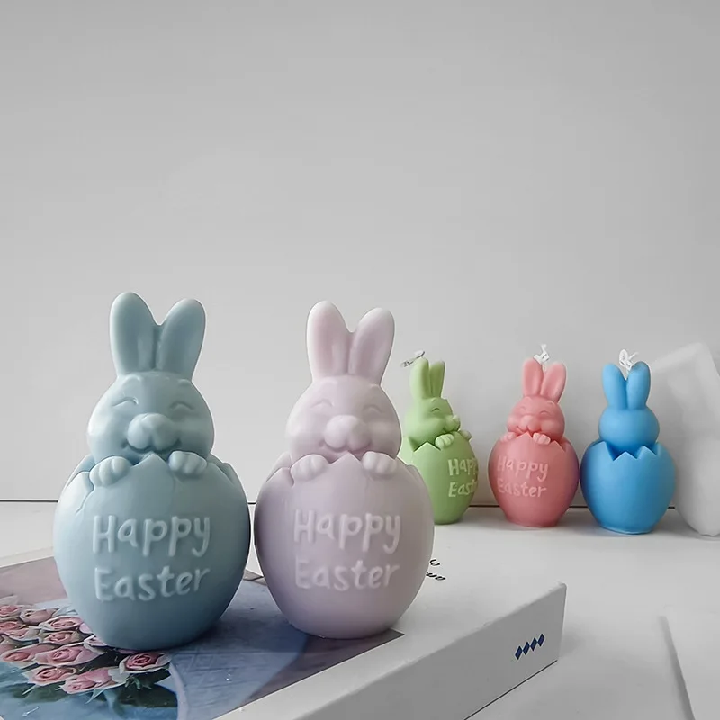 3D Easter Bunny Silicone Mold DIY Aromatherapy Candle Plaster Broken Shell Rabbit Ornament Mould Soy Wax Candle Making
3D Easter Bunny Silicone Mold DIY Aromatherapy Candle Plaster Broken Shell Rabbit Ornament Mould Soy Wax Candle Making