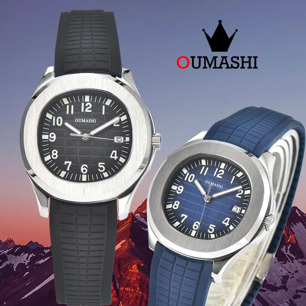 40mm OUMASHI Men's Watch New NH35A Mechanical Automatic Luxury Watch Stainless Steel Leisure Simple Sapphire Watch
40mm OUMASHI Men's Watch New NH35A Mechanical Automatic Luxury Watch Stainless Steel Leisure Simple Sapphire Watch