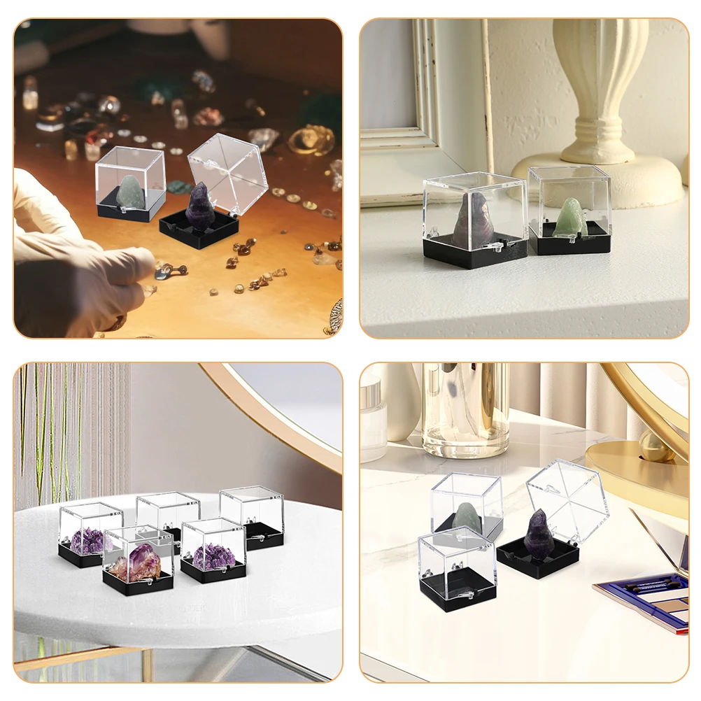 4pcs Clear Specimen Display Boxes Transparent Plastic Storage Organizer For Minerals Crystals Figurines Specimen Showcase Box
4pcs Clear Specimen Display Boxes Transparent Plastic Storage Organizer For Minerals Crystals Figurines Specimen Showcase Box