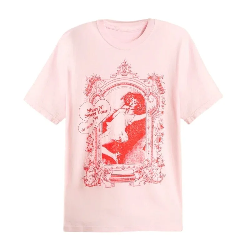 Футболка Sabrina Carpenter Merch 2025, мужская забавная футболка с короткими рукавами, топы унисекс 
Футболка Sabrina Carpenter Merch 2025, мужская забавная футболка с короткими рукавами, топы унисекс