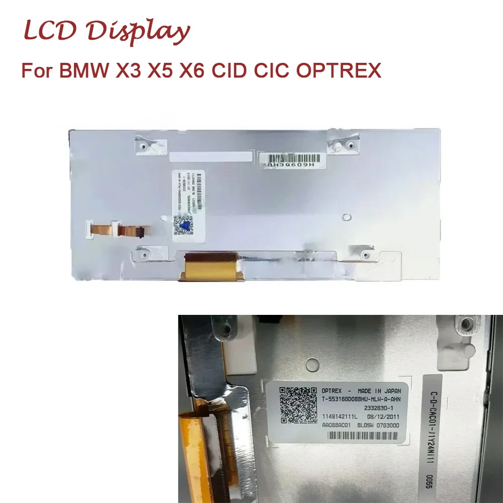55316GD088HU 8.8 inch LCD Display for BMW X3 X5 X6 CID CIC OPTREX Navigation GPS Screen Replacement
55316GD088HU 8.8 inch LCD Display for BMW X3 X5 X6 CID CIC OPTREX Navigation GPS Screen Replacement
