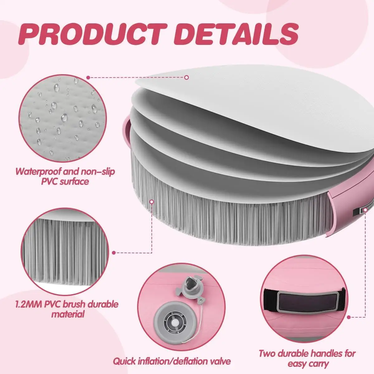 2026 Inflatable Pvc Yoga Gymnastics Floor Tumbling Mat 1m Diameter Air Track Mats for Home Use Durable Inflatable Gymnastics Ma
2026 Inflatable Pvc Yoga Gymnastics Floor Tumbling Mat 1m Diameter Air Track Mats for Home Use Durable Inflatable Gymnastics Ma