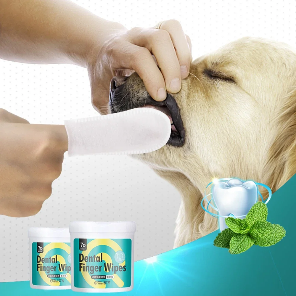 50Pcs Pet Wipes Toothbrushes Soft Pet Fingers Wipes Dog Cat Cotton Brush Teeth Eyes Ear Cleaning Kitten Effective Care
50Pcs Pet Wipes Toothbrushes Soft Pet Fingers Wipes Dog Cat Cotton Brush Teeth Eyes Ear Cleaning Kitten Effective Care