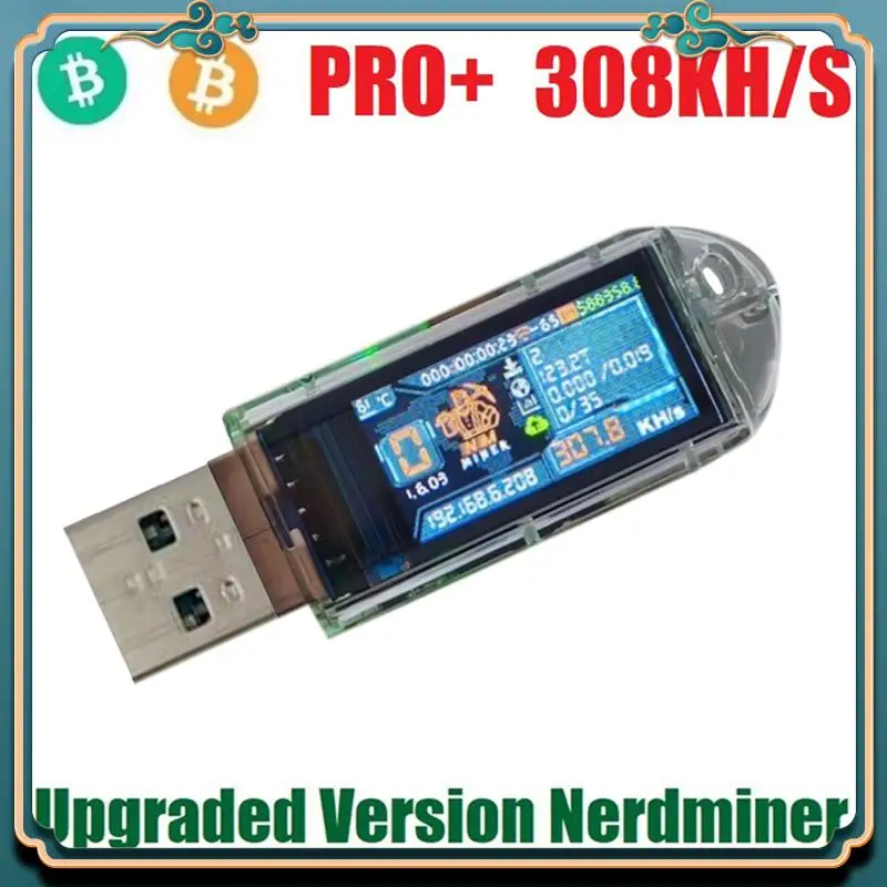 (Новинка)-Nmminer USB Nerdminer 308KH/S Solo Lottery Miner BTC Miner Цветной дисплей Bitcoin Mini Miner Asic Mining для домашнего офиса
(Новинка)-Nmminer USB Nerdminer 308KH/S Solo Lottery Miner BTC Miner Цветной дисплей Bitcoin Mini Miner Asic Mining для домашнего офиса
