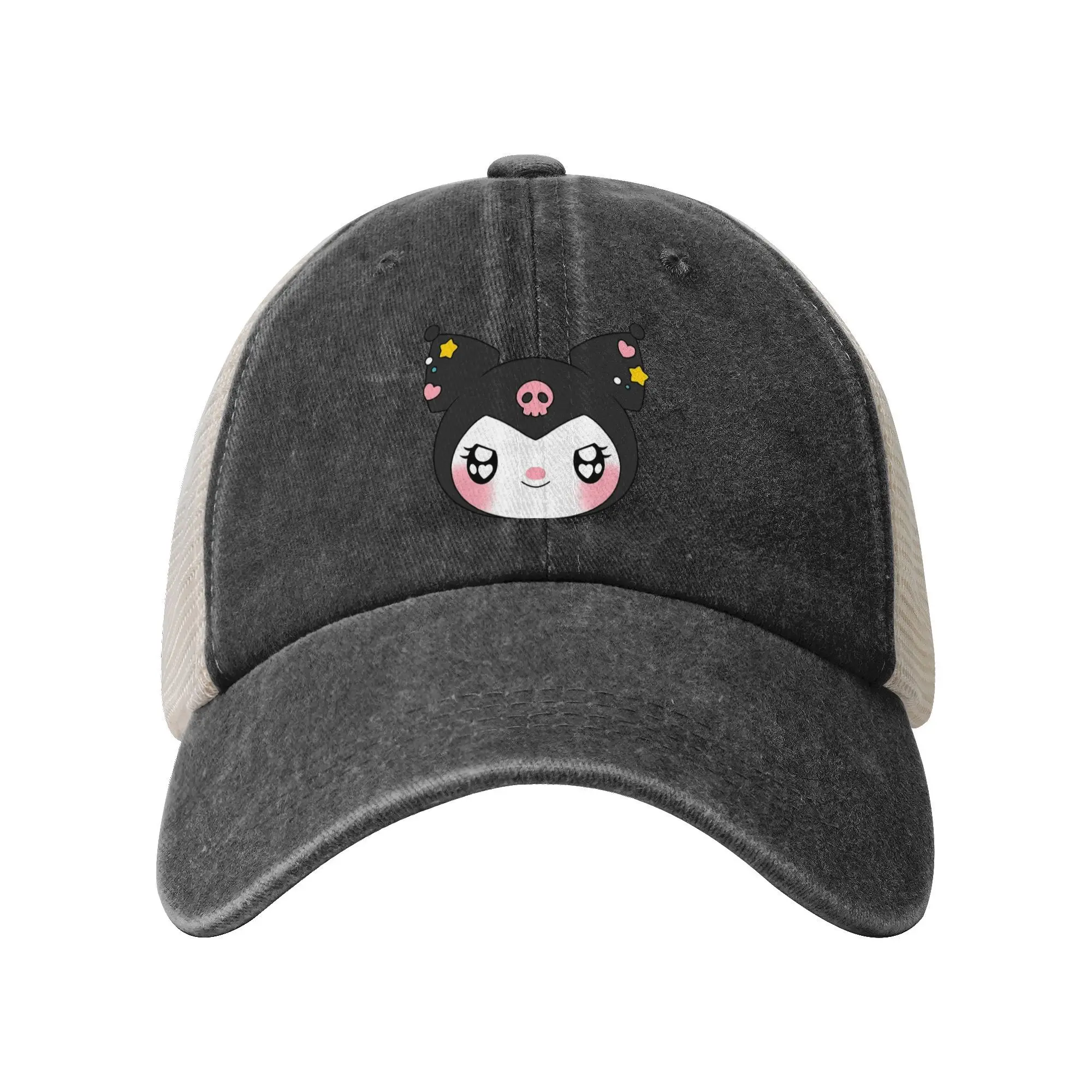 Kawaii Demon Kuromi Baseball Caps Hip Hop Distressed Denim Snapback Hat Men Women Outdoor Workouts Adjustable Caps Hat
Kawaii Demon Kuromi Baseball Caps Hip Hop Distressed Denim Snapback Hat Men Women Outdoor Workouts Adjustable Caps Hat