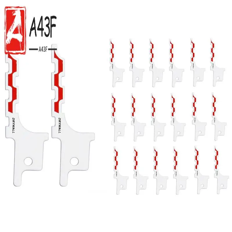 A43F-20Pcs Mini Reciprocating Jig Saw Blades Drywall Reciprocating Saw Blade 85/86 Type Wire Box Drywall Access Sawzall Blade
A43F-20Pcs Mini Reciprocating Jig Saw Blades Drywall Reciprocating Saw Blade 85/86 Type Wire Box Drywall Access Sawzall Blade