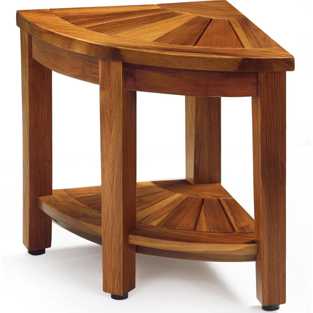 Teak Shower Bench 18” for inside Shower Corner Bench Teak Shower Stool Seat Bathroom Bench with Storage Shelf
Teak Shower Bench 18” for inside Shower Corner Bench Teak Shower Stool Seat Bathroom Bench with Storage Shelf