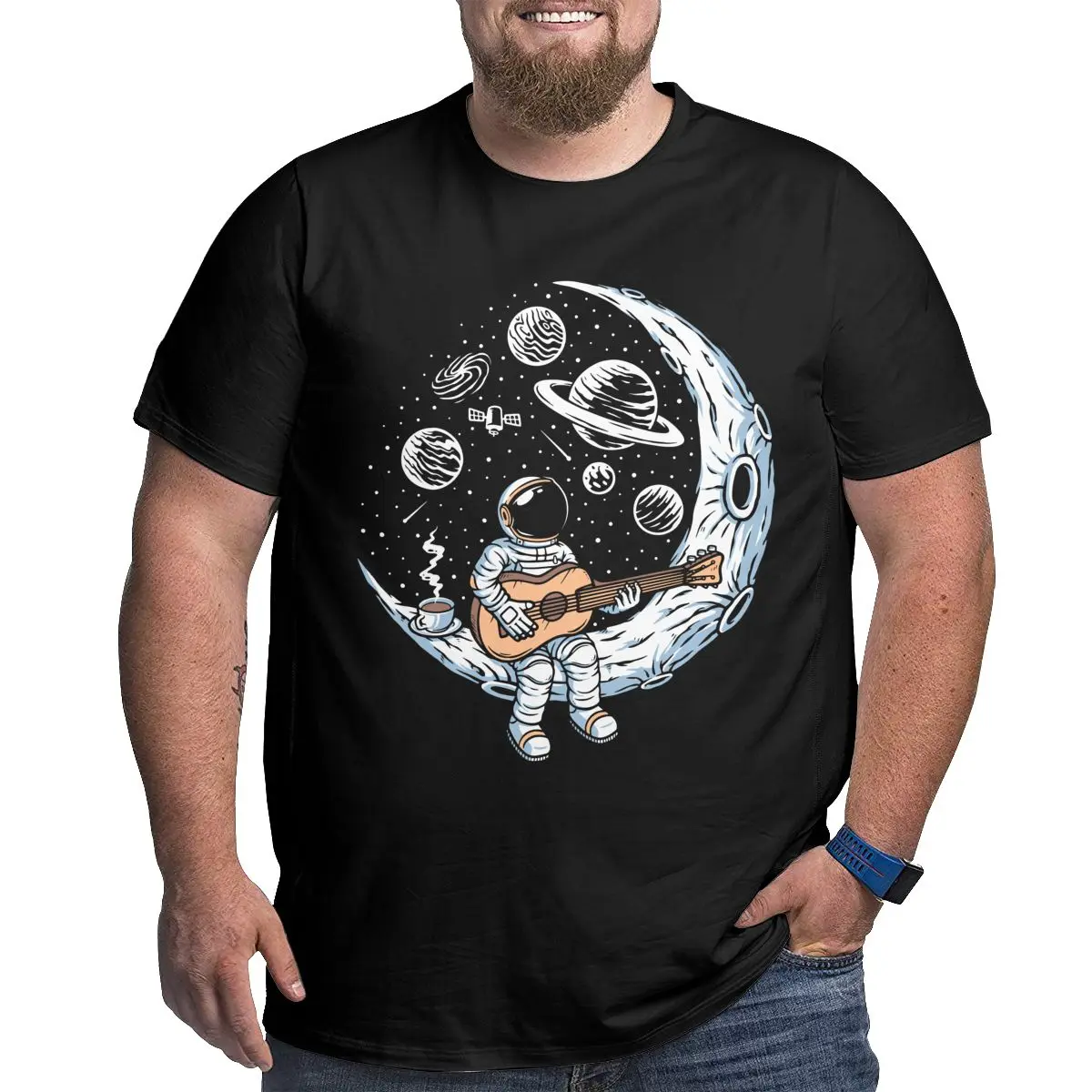 Astronaut Graphic Men's T-Shirts Plus Size Cotton T Shirts for Big and Tall Man Short Sleeve Large Top Tees 1X-6X Clothes Gifts
Astronaut Graphic Men's T-Shirts Plus Size Cotton T Shirts for Big and Tall Man Short Sleeve Large Top Tees 1X-6X Clothes Gifts