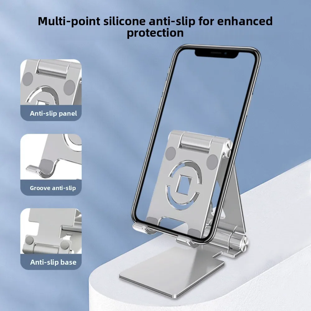 Foldable Mobile Phone Holder Portable Adjustable Mobile Phone Stand Aluminum Alloy Non-slip Table Cell Phone Bracket
Foldable Mobile Phone Holder Portable Adjustable Mobile Phone Stand Aluminum Alloy Non-slip Table Cell Phone Bracket