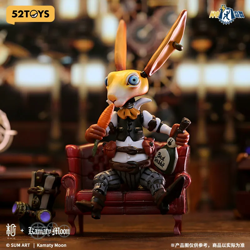 52toys Genuine Beastbox Lightning Dance Series Steampunk Rabbit Mobile Puppet Mecha Model Action Figure Collectible Toy for
52toys Genuine Beastbox Lightning Dance Series Steampunk Rabbit Mobile Puppet Mecha Model Action Figure Collectible Toy for