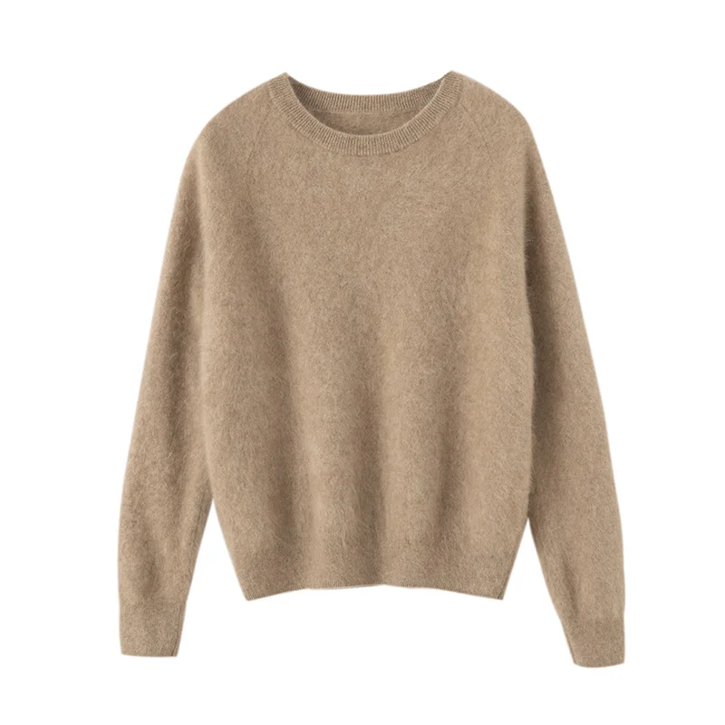 Women High Quality 100% Brushed Cashmere Sweater Autumn Winter O-neck Pullover Shirt Casual Loose Woman Knitted Blouse
Women High Quality 100% Brushed Cashmere Sweater Autumn Winter O-neck Pullover Shirt Casual Loose Woman Knitted Blouse