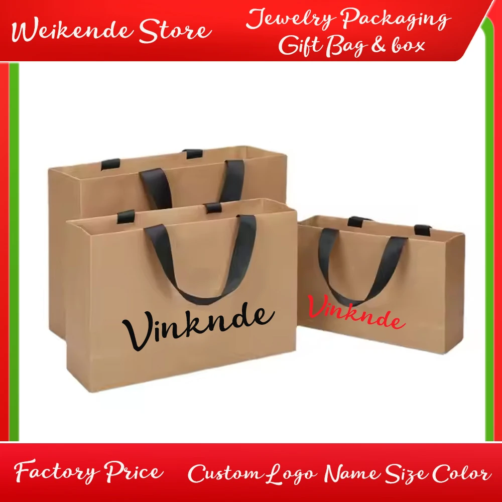 Customized Logo Thank Your Paper Gift Bags Wholesale White Black Brown Kraft Paper Tote Bag Shopping Handbag Package Dust Sack
Customized Logo Thank Your Paper Gift Bags Wholesale White Black Brown Kraft Paper Tote Bag Shopping Handbag Package Dust Sack