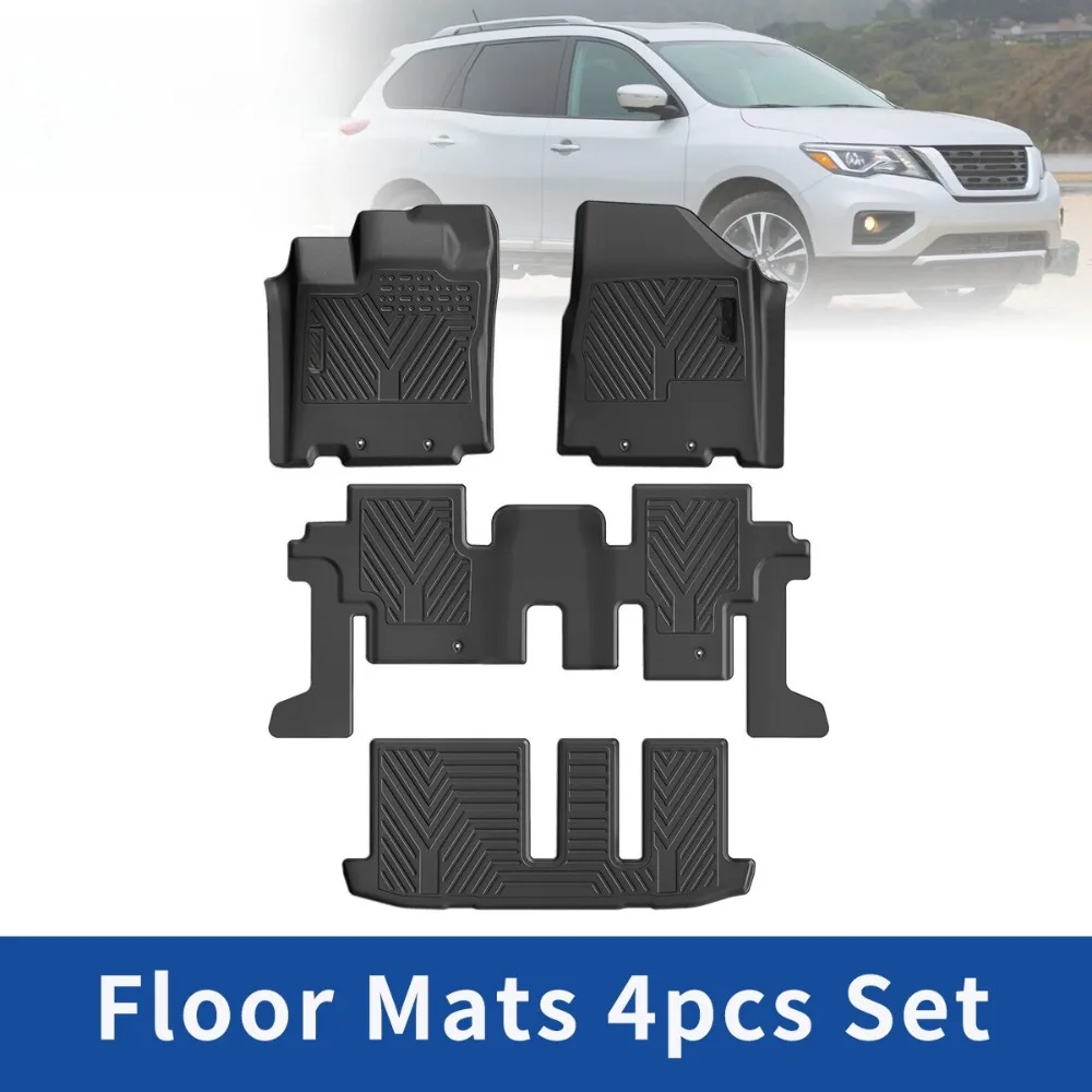 3D TPE Floor Mats Liners Set for 2013-2020 Nissan Pathfinder 14-20 Infiniti QX60
3D TPE Floor Mats Liners Set for 2013-2020 Nissan Pathfinder 14-20 Infiniti QX60