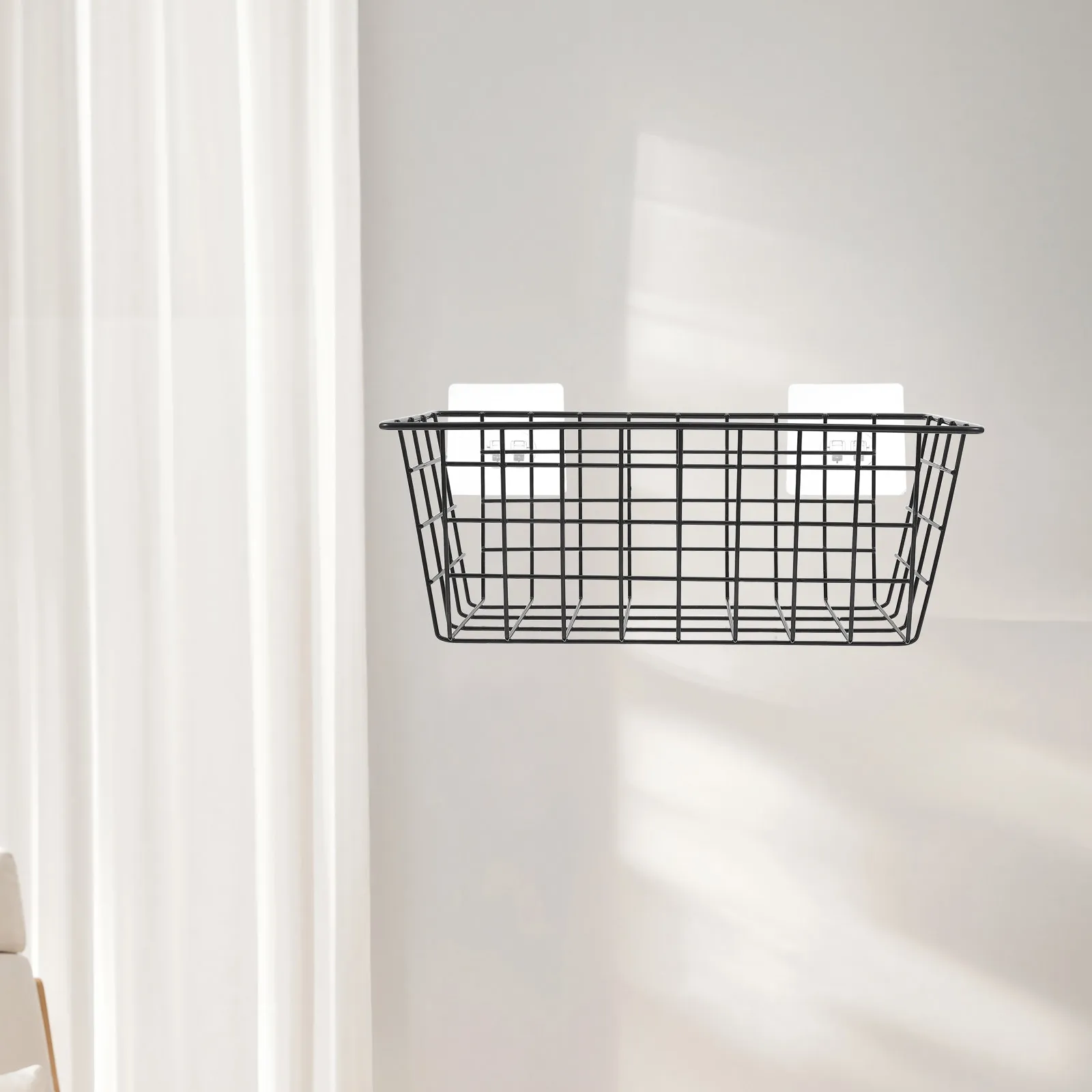 Wall Metal Storage Basket Large Capacity Bathroom Kitchen Organizer Hanging Basket Premium Material Easy Installation
Wall Metal Storage Basket Large Capacity Bathroom Kitchen Organizer Hanging Basket Premium Material Easy Installation