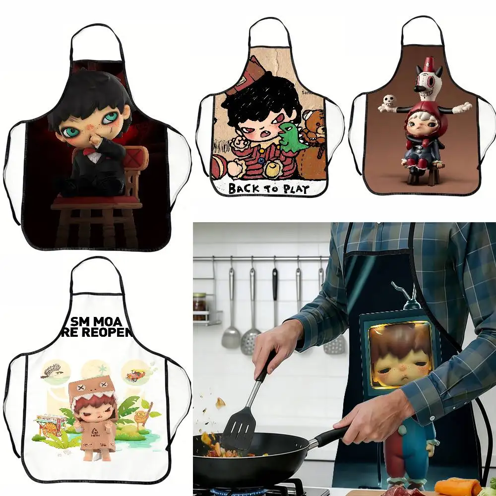 Cartoon H-HIRONOS Funny Apron For Women Men 50x70cm Washable Non-Woven Kitchen Apron Dessert Chef Apron For Cooking
Cartoon H-HIRONOS Funny Apron For Women Men 50x70cm Washable Non-Woven Kitchen Apron Dessert Chef Apron For Cooking 
