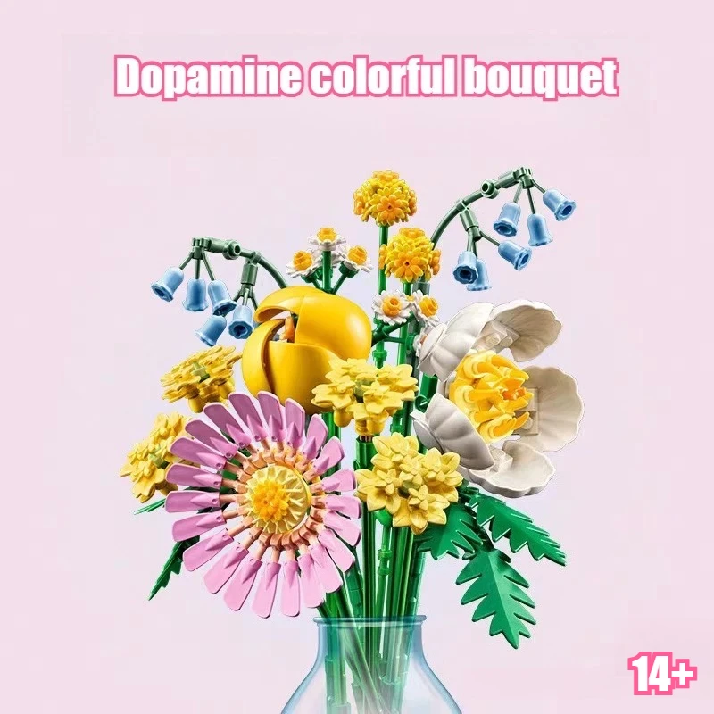 16 типов букет цветов в горшке, ботаническая модель, строительные блоки, домашние креативные украшения, строительные кирпичи, игрушка для девочек, подарок для детей
16 типов букет цветов в горшке, ботаническая модель, строительные блоки, домашние креативные украшения, строительные кирпичи, игрушка для девочек, подарок для детей