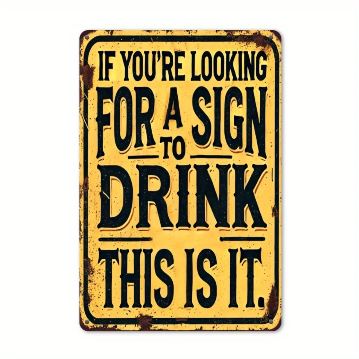 IF YOU'RE LOOKING FORASIGN DRINK THIS IS IT for Bar, Kitchen, Living Room, Office 16x12inch 40x30cm
IF YOU'RE LOOKING FORASIGN DRINK THIS IS IT for Bar, Kitchen, Living Room, Office 16x12inch 40x30cm