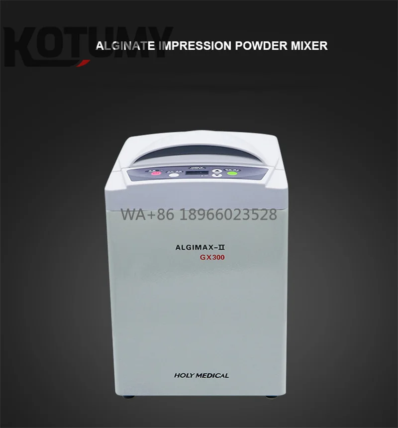 Вакуумный смеситель для альгинатных оттискных материалов и гипса ALGIMAX-GX300
Вакуумный смеситель для альгинатных оттискных материалов и гипса ALGIMAX-GX300