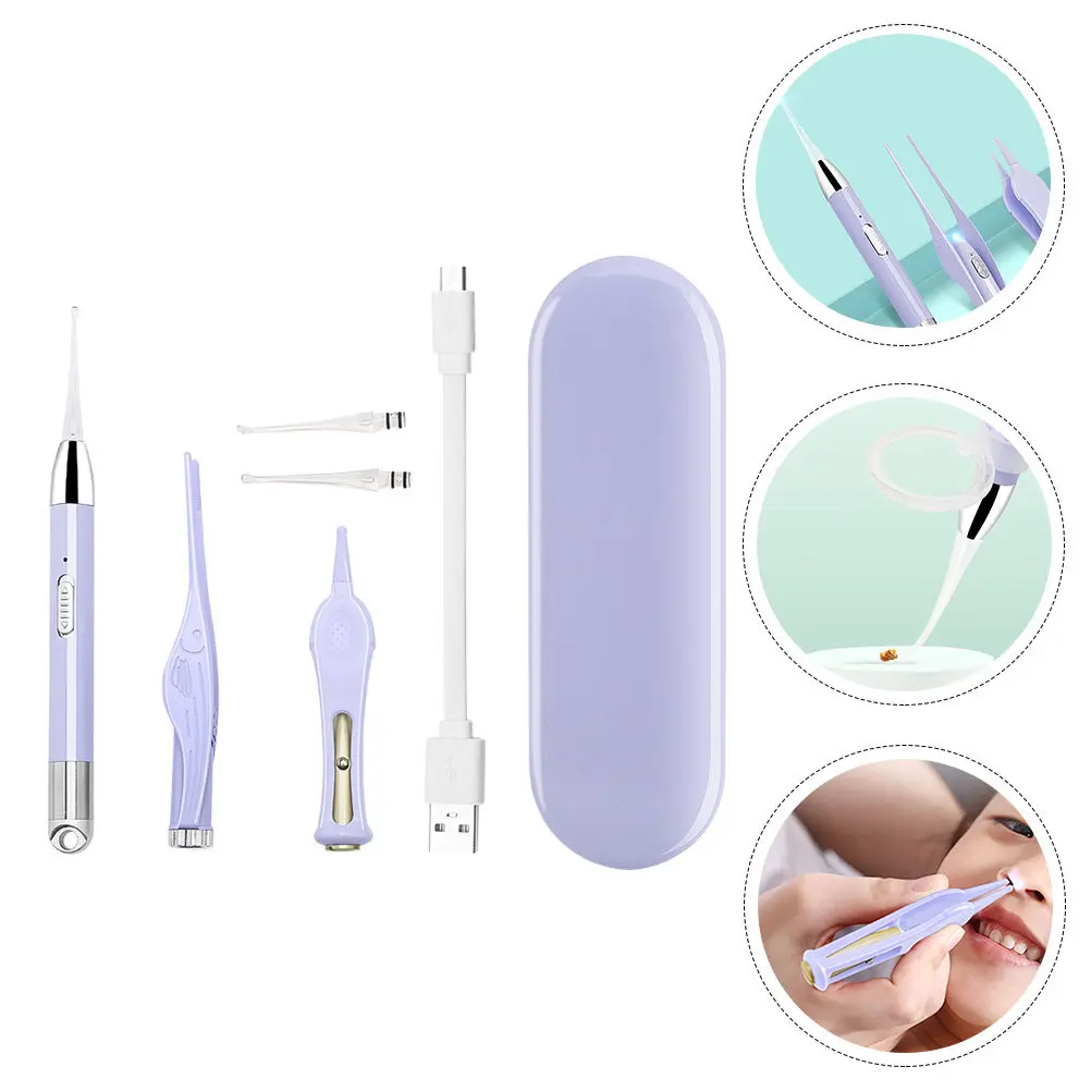3pcs Wax Removal 5X Magnification Wireless Charging Cleaning Tools For Spoon Set Cleaning Tools For Ear
3pcs Wax Removal 5X Magnification Wireless Charging Cleaning Tools For Spoon Set Cleaning Tools For Ear