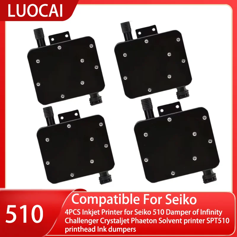 4 шт. струйный принтер для Seiko 510 демпфер Infinity Challenger Crystaljet Phaeton Solvent Printer SPT510 печатающая головка чернильные самосвалы
4 шт. струйный принтер для Seiko 510 демпфер Infinity Challenger Crystaljet Phaeton Solvent Printer SPT510 печатающая головка чернильные самосвалы