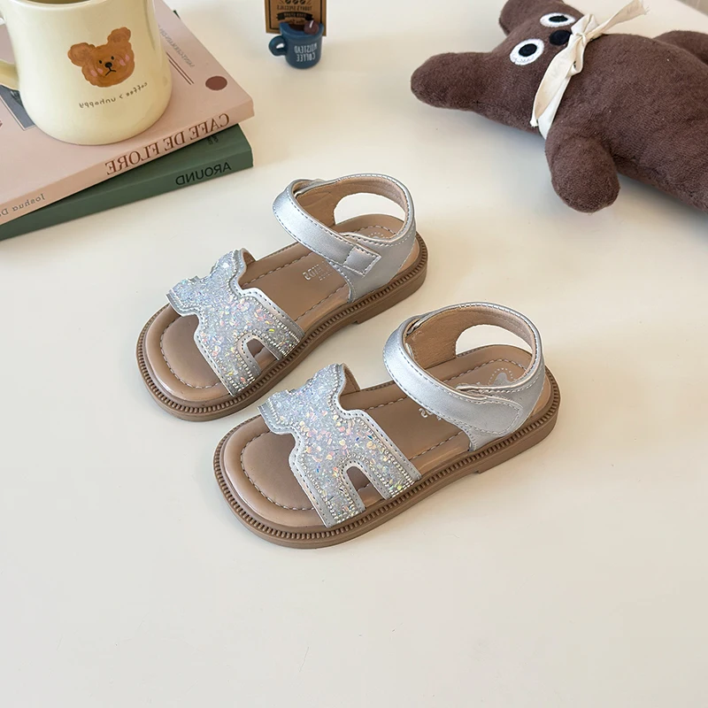 Summer Toddler Girls Rhinestone Sandals Round Toe Kid's Casual Beach Shoes Princess Shoes Plus Size 22-34 Fashion Sandalias
Summer Toddler Girls Rhinestone Sandals Round Toe Kid's Casual Beach Shoes Princess Shoes Plus Size 22-34 Fashion Sandalias