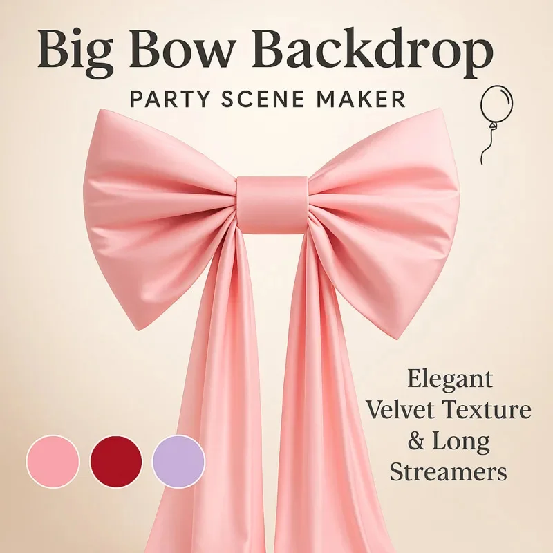 Giant Pink Iridescent Bow Wall Backdrop Decor For Birthday Wedding Party Background Stage Setup Event Ribbon Decoration
Giant Pink Iridescent Bow Wall Backdrop Decor For Birthday Wedding Party Background Stage Setup Event Ribbon Decoration