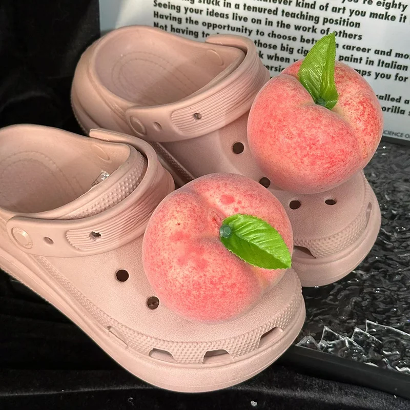 Симпатичные Подвески для обуви с мультяшными фруктами для Crocs, дизайнерские аксессуары для обуви с имитацией фруктов, подходящие ко всему прекрасные модные украшения для сабо
Симпатичные Подвески для обуви с мультяшными фруктами для Crocs, дизайнерские аксессуары для обуви с имитацией фруктов, подходящие ко всему прекрасные модные украшения для сабо