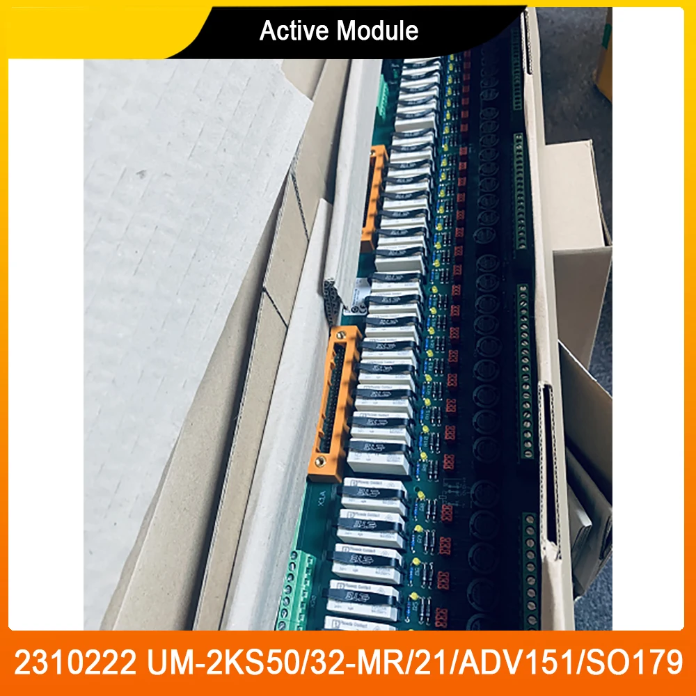 New For Phoenix 2310222 UM-2KS50/32-MR/21/ADV151/SO179 Active Module Controller Board For ADV151 ADV161 Card
New For Phoenix 2310222 UM-2KS50/32-MR/21/ADV151/SO179 Active Module Controller Board For ADV151 ADV161 Card