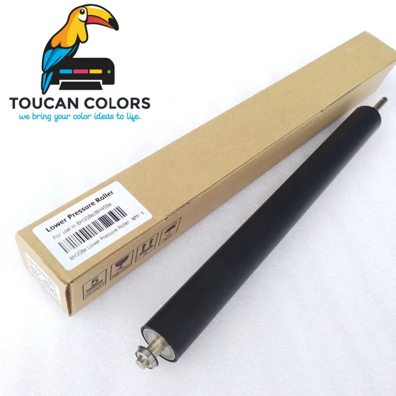 ToucanPrinter BH368E BH308E BH458E OEM Lower Pressure Roller Konica Minolta Bizhub 308E 368E 458E Long Life Copier Repair Parts
ToucanPrinter BH368E BH308E BH458E OEM Lower Pressure Roller Konica Minolta Bizhub 308E 368E 458E Long Life Copier Repair Parts