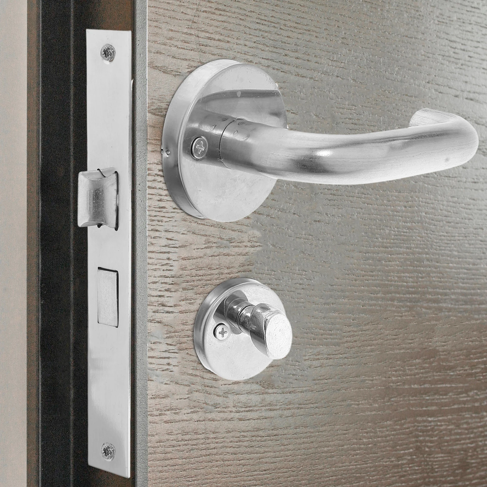 Fire Door Lock Channel Anti-theft Emergency Bathroom Handle Stainless Steel Contemporary Privacy
Fire Door Lock Channel Anti-theft Emergency Bathroom Handle Stainless Steel Contemporary Privacy